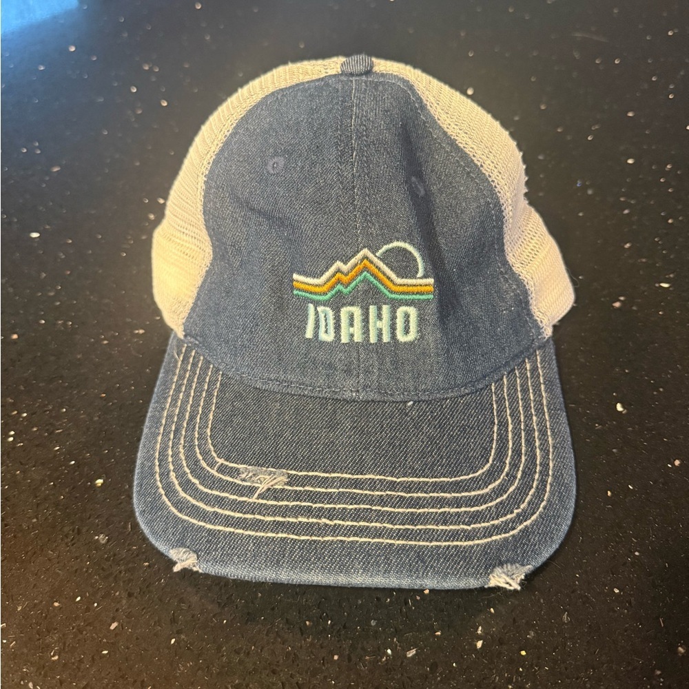 Blue Idaho Trucker Hat